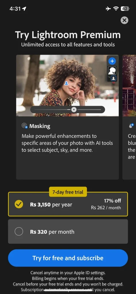 How to Blur Background in Adobe Lightroom  iOS iPhone