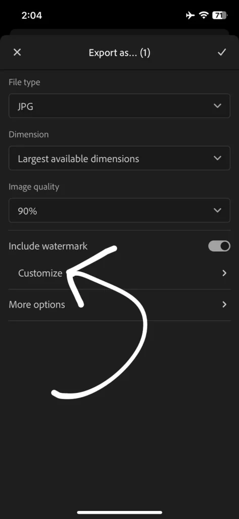 How to Create and Add Watermark in Adobe Lightroom 2024 [Android, iOS, PC]
