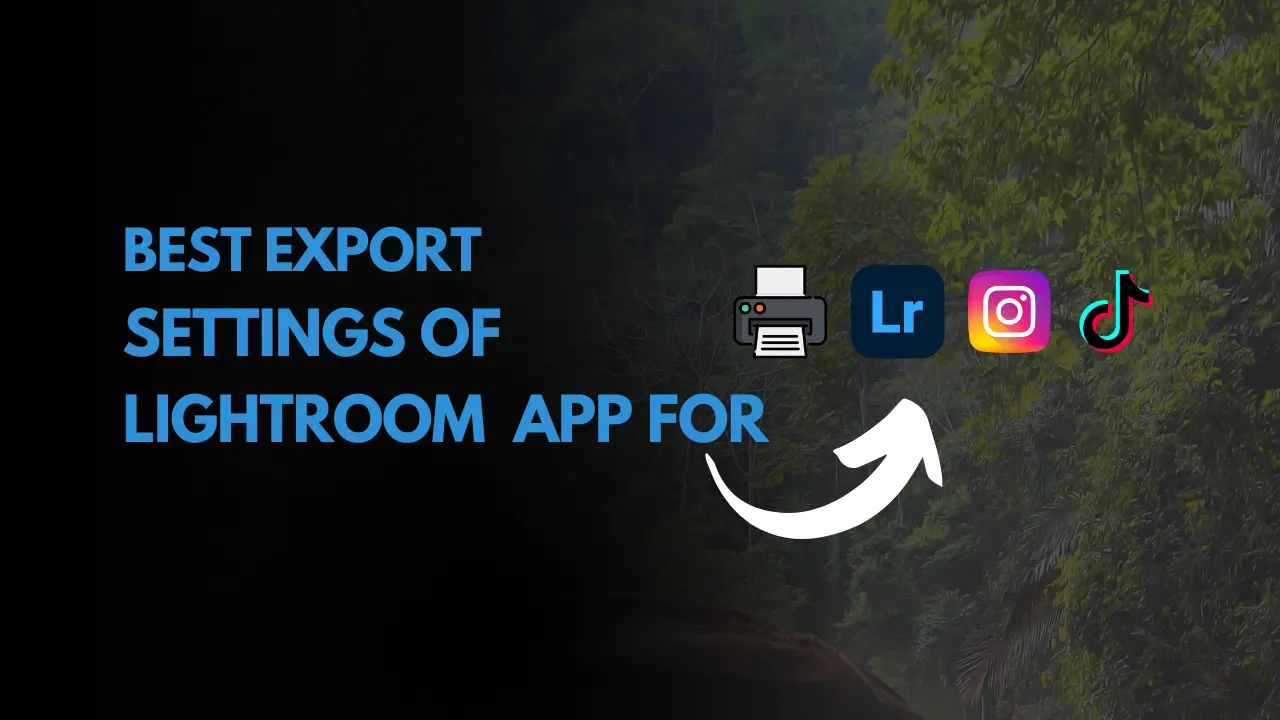 Best Export Settings of Lightroom App in 2025